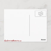 Postale Carte Lonely Library (Dos)