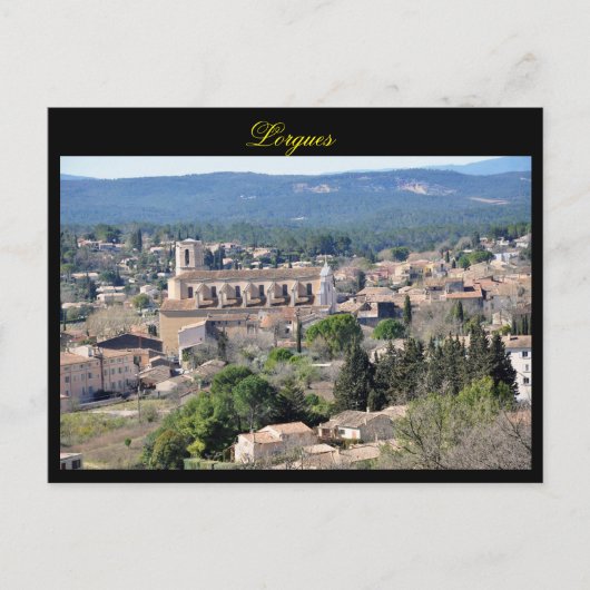 Postale Carte Lorgues (Devant)