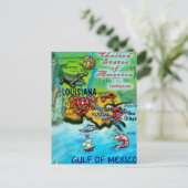 Postale Carte Louisiana USA (Debout devant)