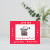 Postale CARTE Love Notes (Debout devant)