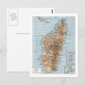 Postale Carte Madagascar (Devant / Derrière)