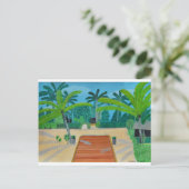 Postale Carte Maldives (Debout devant)