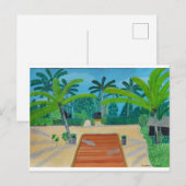 Postale Carte Maldives (Devant / Derrière)