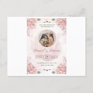 Postale Carte mariage