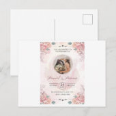 Postale Carte mariage (Devant / Derrière)