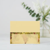 Postale Carte Mariage de vignoble (Debout devant)