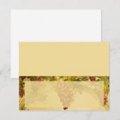 Postale Carte Mariage de vignoble (Devant / Derrière)