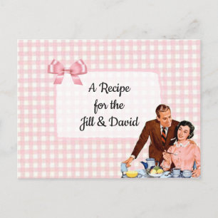 Postale Carte Mariage Recette de nappes rose