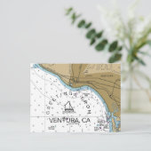 Postale Carte marine Ventura CA (Debout devant)