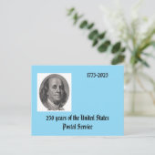 Postale Carte maxi Ben Franklin (Debout devant)