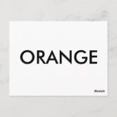 Postale Carte mémoire Alphabet "0" (Dos)