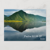 Postale Carte mémoire Psalm 51 10 - 12 Écritures (Dos)