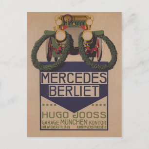 Postale Carte Mercedes Berliet