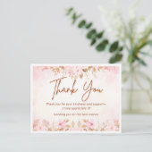Postale Carte Merci mariage (Debout devant)