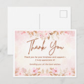 Postale Carte Merci mariage (Devant / Derrière)