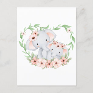Postale Carte mère et carte bébé