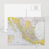 POSTALE CARTE : MEXIQUE (Devant / Derrière)