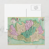 Postale Carte militaire de Corse, 1768 (Devant / Derrière)