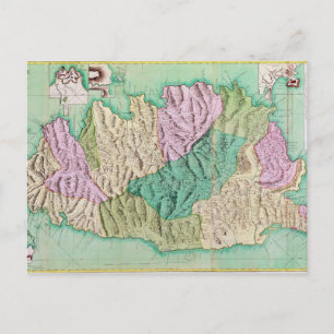 Postale Carte militaire de Corse, 1768