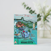 Postale Carte Minnesota États-Unis (Debout devant)