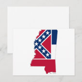 POSTALE CARTE MISSISSIPPI (Devant / Derrière)