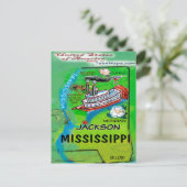 Postale Carte Mississippi USA (Debout devant)