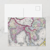 Postale Carte Mitchell | Inde, Tibet, Chine et SE Asie (Devant / Derrière)
