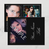 Postale Carte Modélisation/Mini Zed/Comp par action (Devant / Derrière)