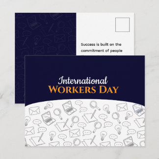 Postale Carte moderne de la Journée internationale des tra