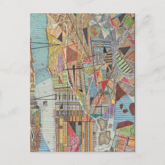 Postale Carte moderne de New York I (Devant)