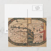 Postale Carte mondiale (Devant / Derrière)