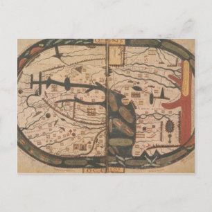 Postale Carte mondiale