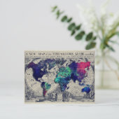 Postale carte mondiale 15 (Debout devant)