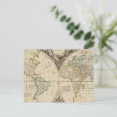 Postale Carte mondiale 8 (Debout devant)