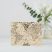 Postale Carte mondiale 9 (Debout devant)