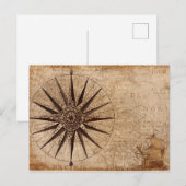 Postale Carte mondiale de l'âge de découverte des navires  (Devant / Derrière)