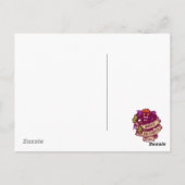 Postale Carte Monster Vert pour Halloween (Dos)