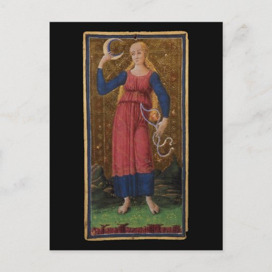 Postale Carte Moon Tarot (Devant)