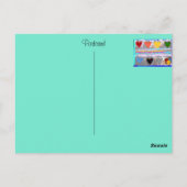 POSTALE CARTE MULTI-BUT PAR BAD GIRL ART (Dos)