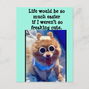 POSTALE CARTE MULTI-BUT PAR BAD GIRL ART