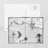 Postale Carte n° 2 montrant l'itinéraire de la flotte Arma (Devant / Derrière)