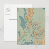 Postale Carte n° 4 orographique (Devant / Derrière)