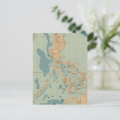 Postale Carte n° 4 orographique (Debout devant)