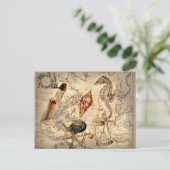 Postale Carte Nautical (Debout devant)