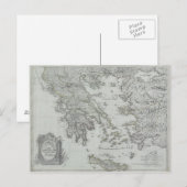 Postale Carte nautique (Devant / Derrière)