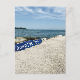 Postale Carte "Ne pas renoncer aux rochers à Put-in-Bay"