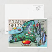 Postale Carte New York (Devant / Derrière)