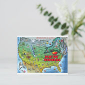 Postale Carte New York USA (Debout devant)