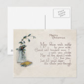 Postale Carte Noël vintage (Devant / Derrière)