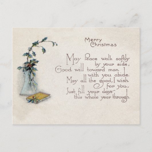 Postale Carte Noël vintage (Devant)